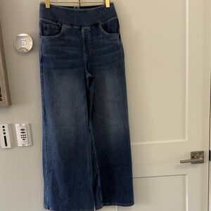 Women's Blue Wide-Leg Jeans